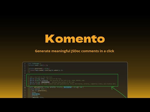 Video demo of komento