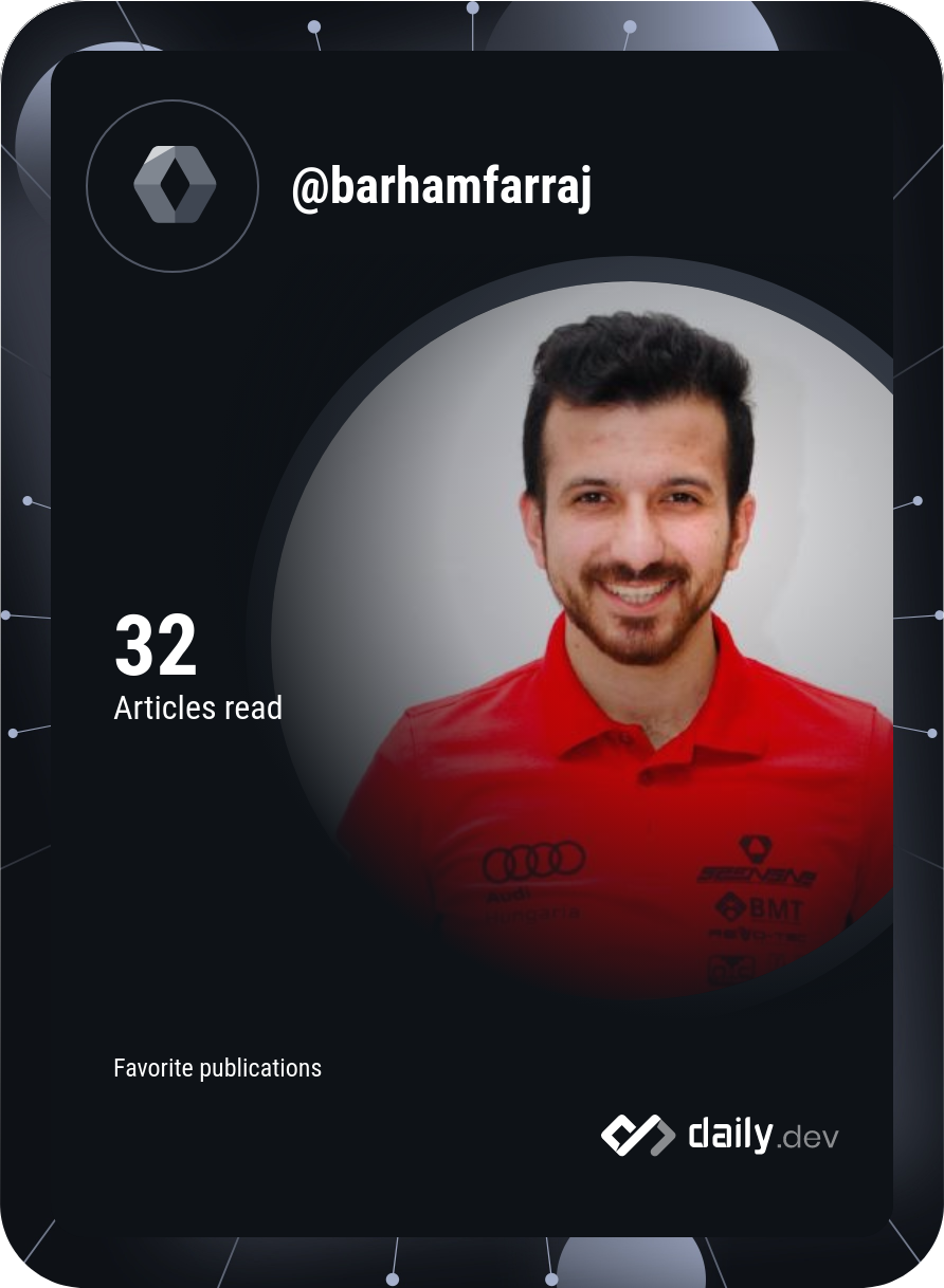 Barham Farraj's Dev Card