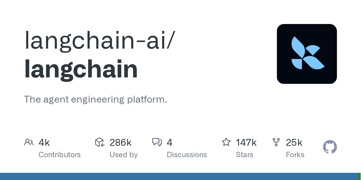 LangChain repository preview
