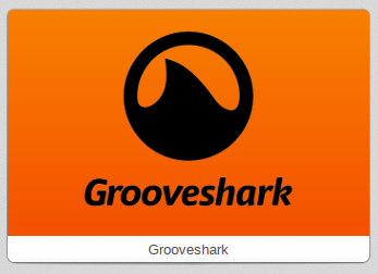 Normal Speed Dial tile showing the Grooveshark Logo