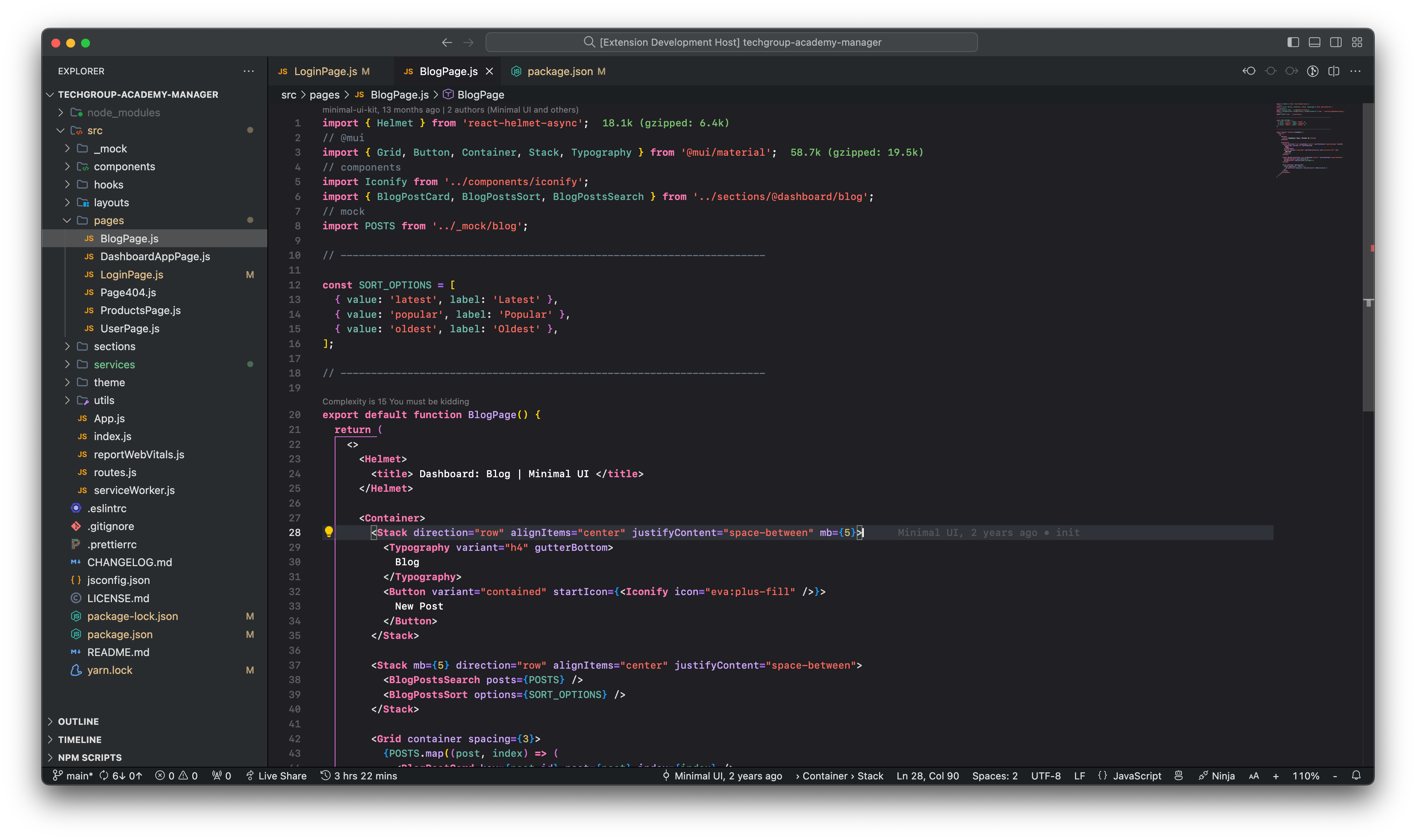 Xcode Default Customized Version (Dark) Screenshot