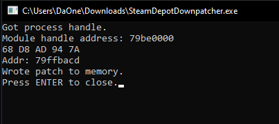Steam Depot Patcher