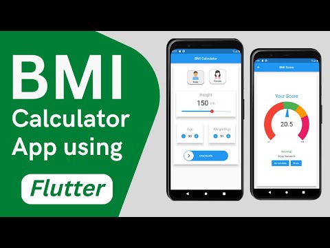 BMI Calculator using Flutter