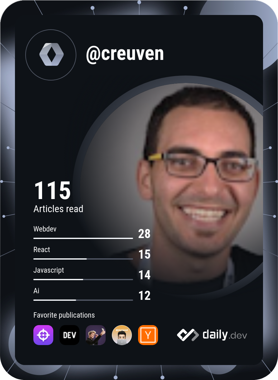 Chen Reuven's Dev Card