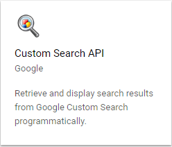 custom search api