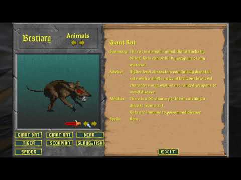 Bestiary Demonstration