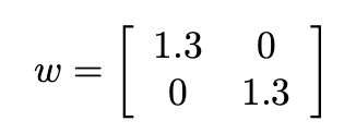 diagonal 2 by 2 matrix