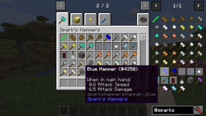 Mod Support Example: Blue Hammer