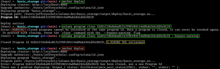 solana close program cli