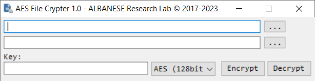 AES File Crypter screenshot