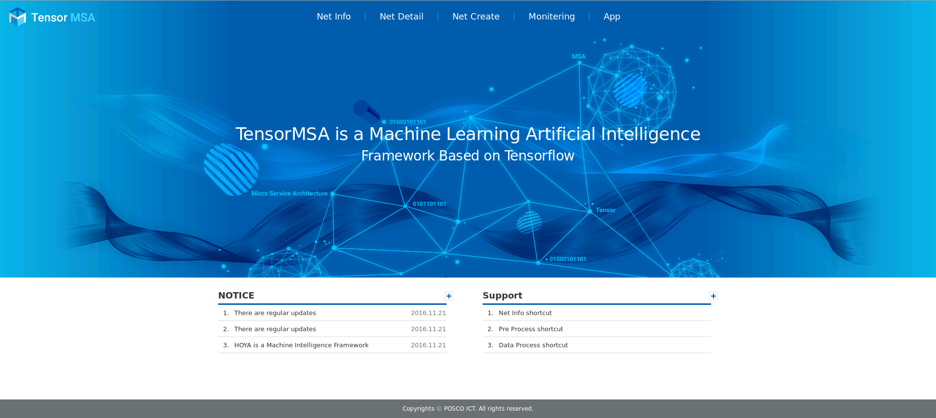 TensorMSA DeepLearning Layer