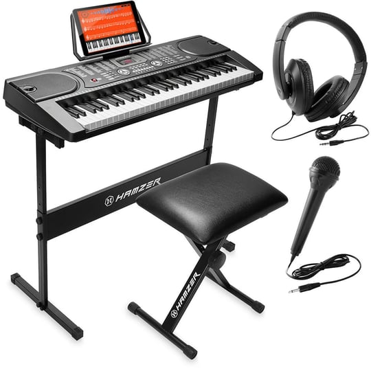 hamzer-61-key-portable-electronic-keyboard-piano-with-stand-stool-headphones-1