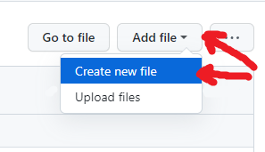 create a new file UI