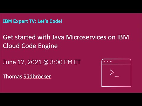 Get started with Java Microservices on IBM Cloud Code Engine