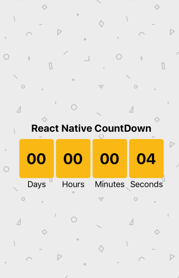 React Native Countdown