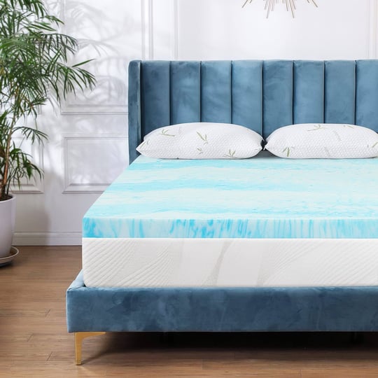 iululu-mattress-topper-for-twin-bed-gel-swirl-memory-foam-soft-bed-topper-for-back-pain-2-inch-light-1