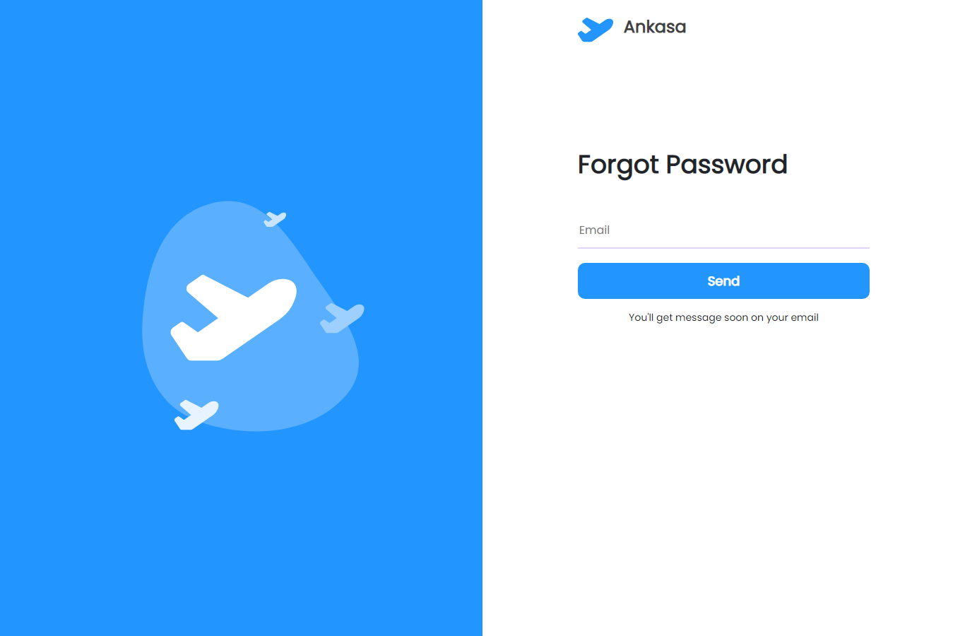 Forgot Password Page