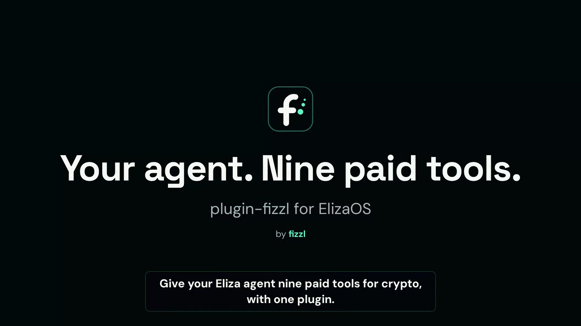 Watch: an Eliza agent using plugin-fizzl (39 s)