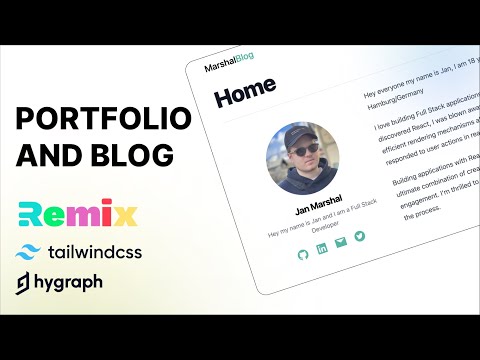 Create a Personal Website / Blog using Remix.run, Tailwind.css, Hygraph and GraphQL