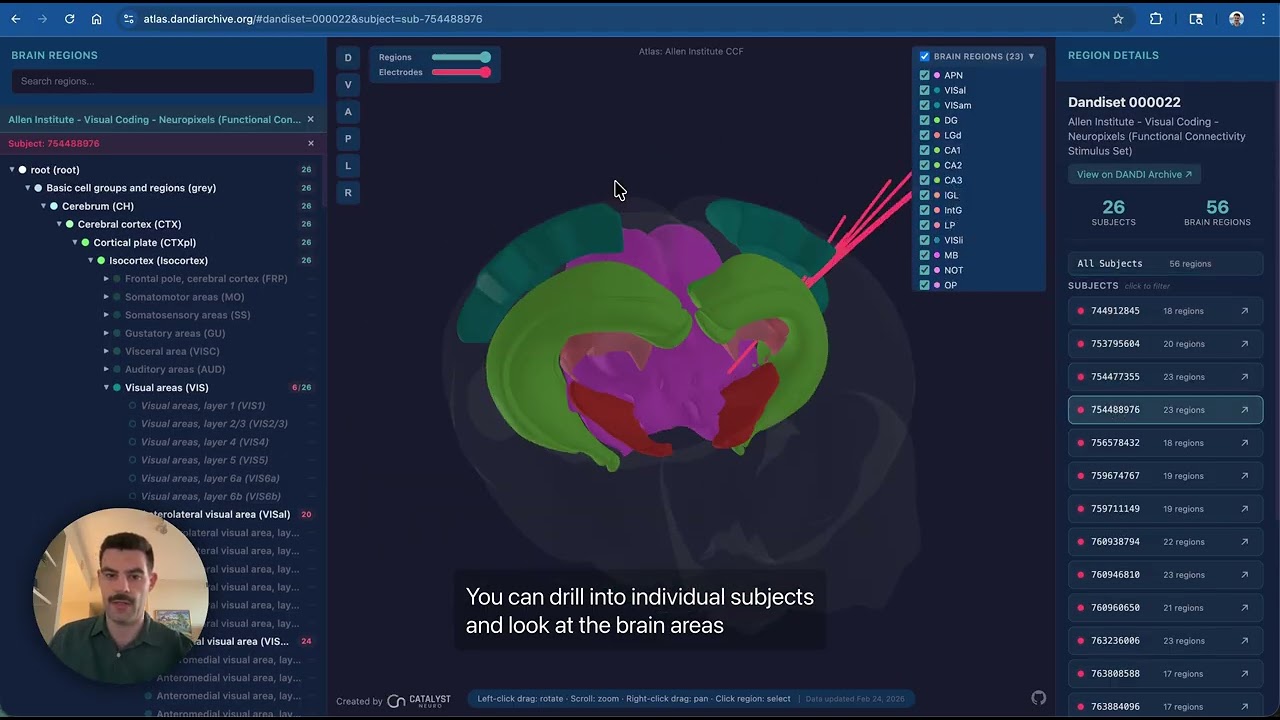 DANDI Atlas Explorer Demo