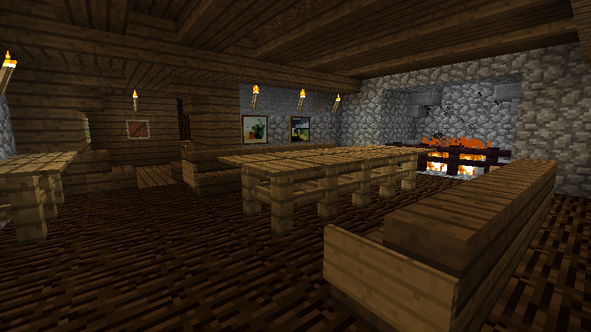 Hobbit hole hall ingame