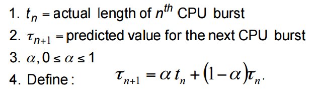 Exponential averaging technique