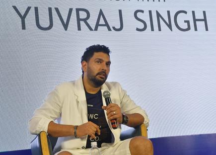 Yuvi during retirement