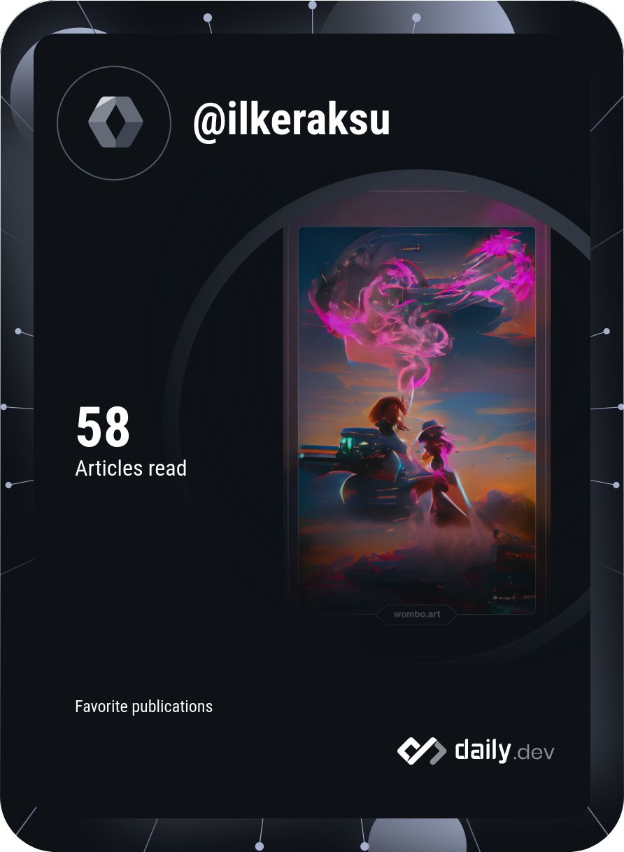 ilker aksu's Dev Card