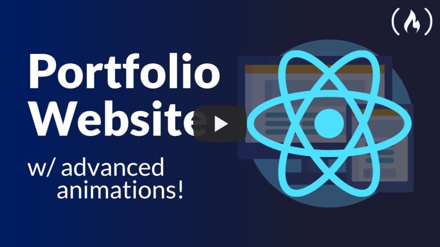  React Project Tutorial – Build a Portfolio Website w/ Advanced Animations