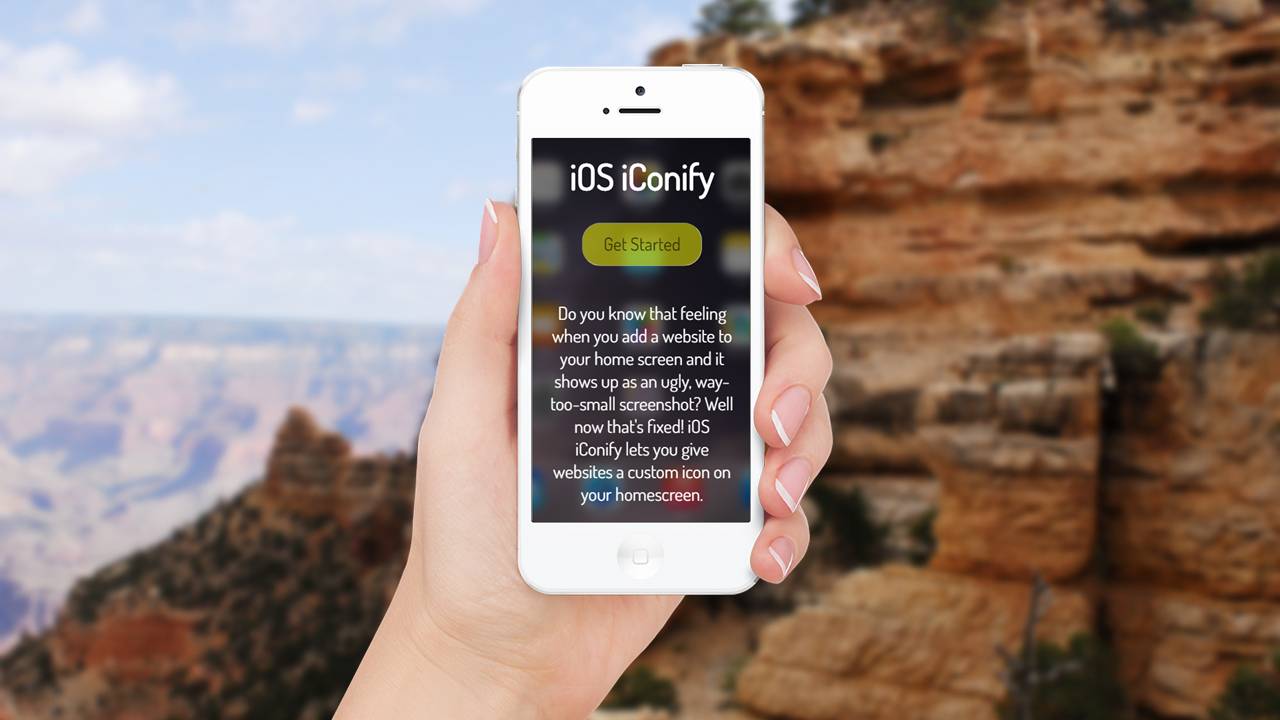 iOS iConify mockup