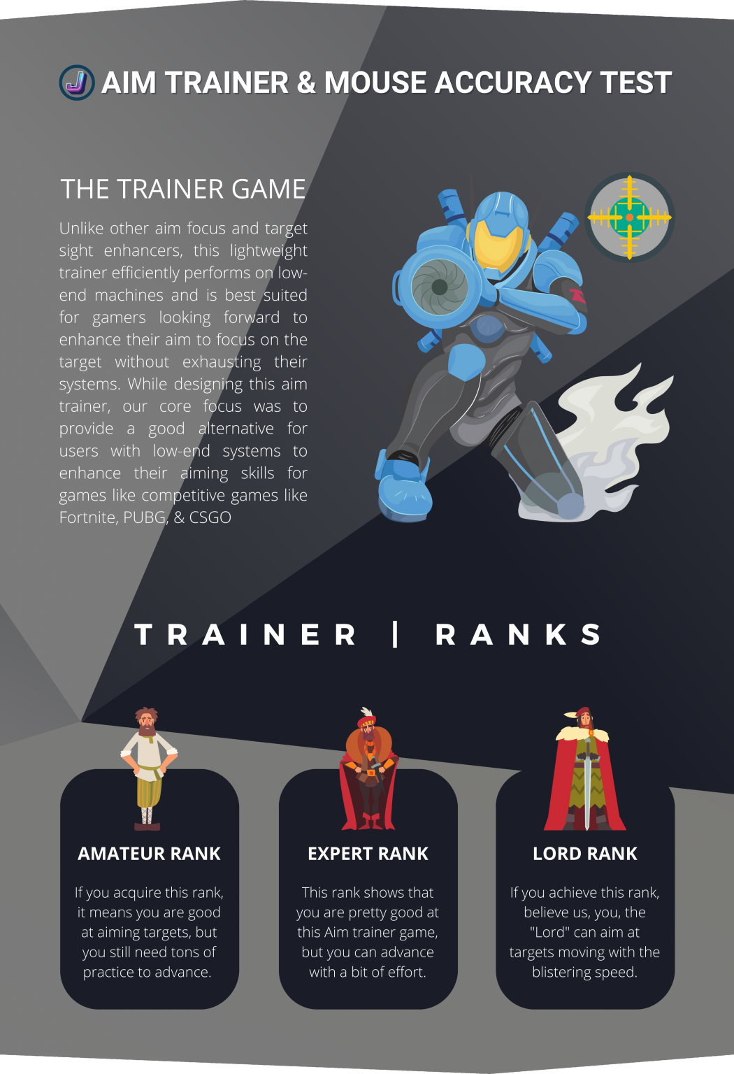 Aim Trainer Features