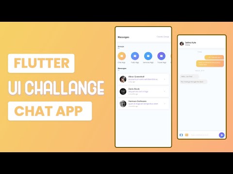 Flutter chat UI Development