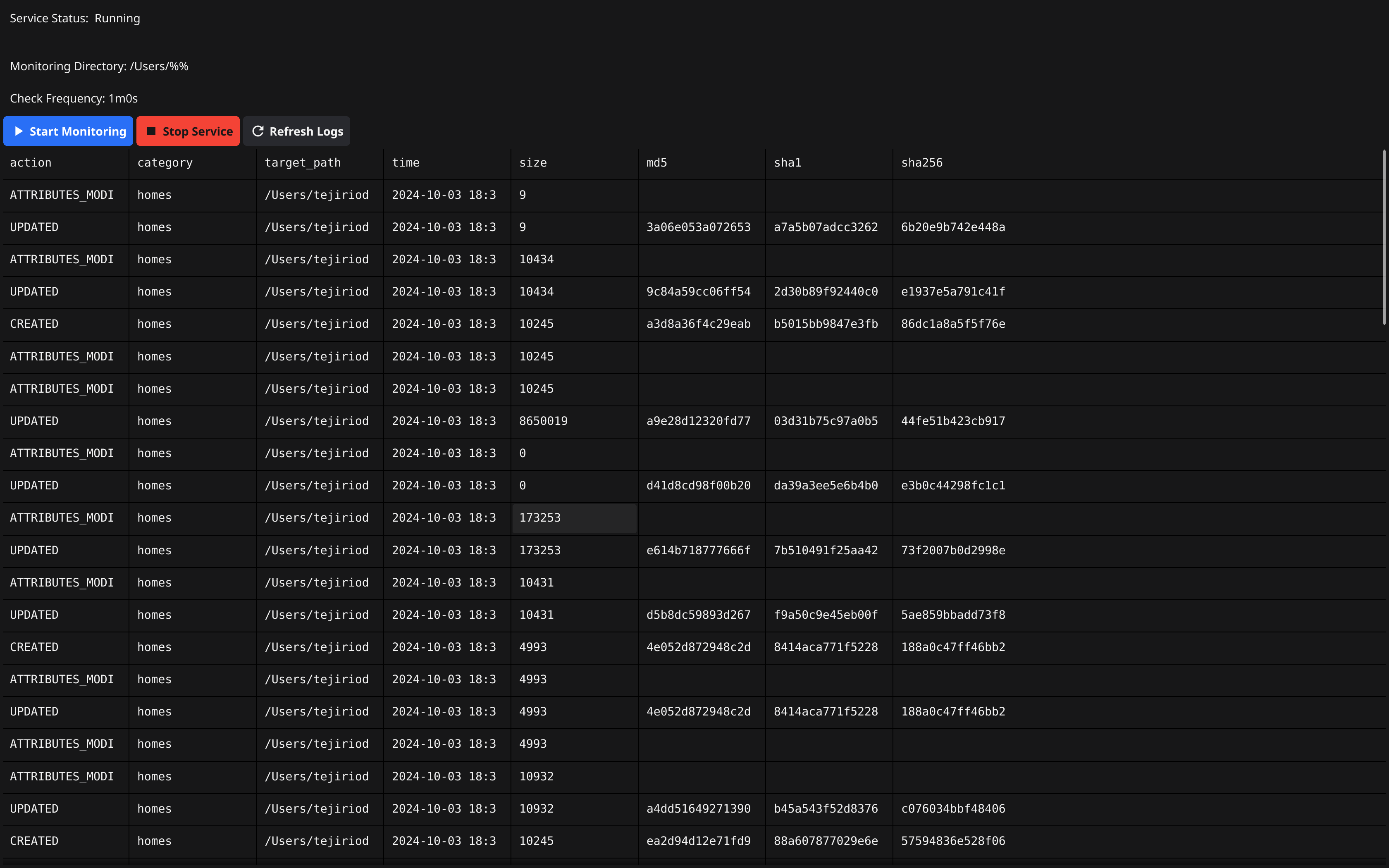 File Modification Tracker