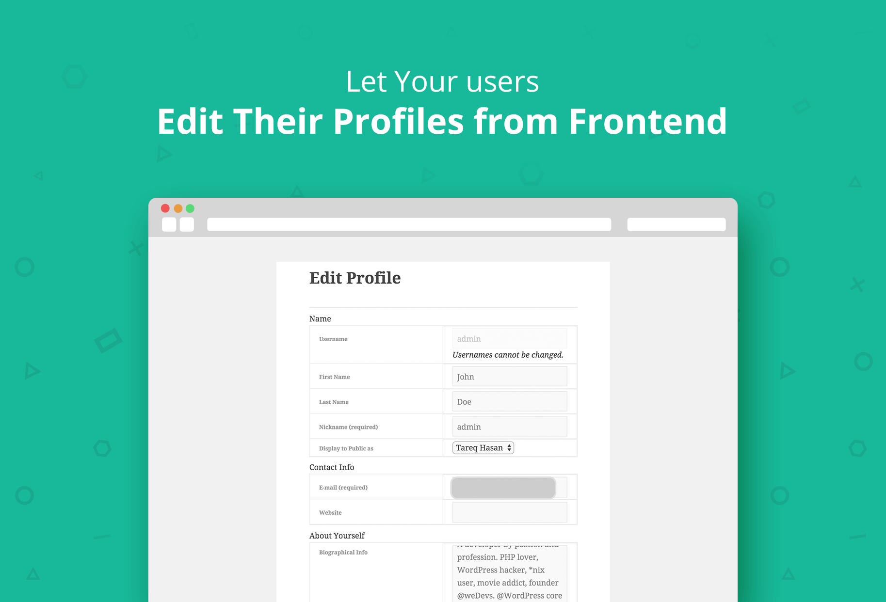 Form Builder → Post Settings 