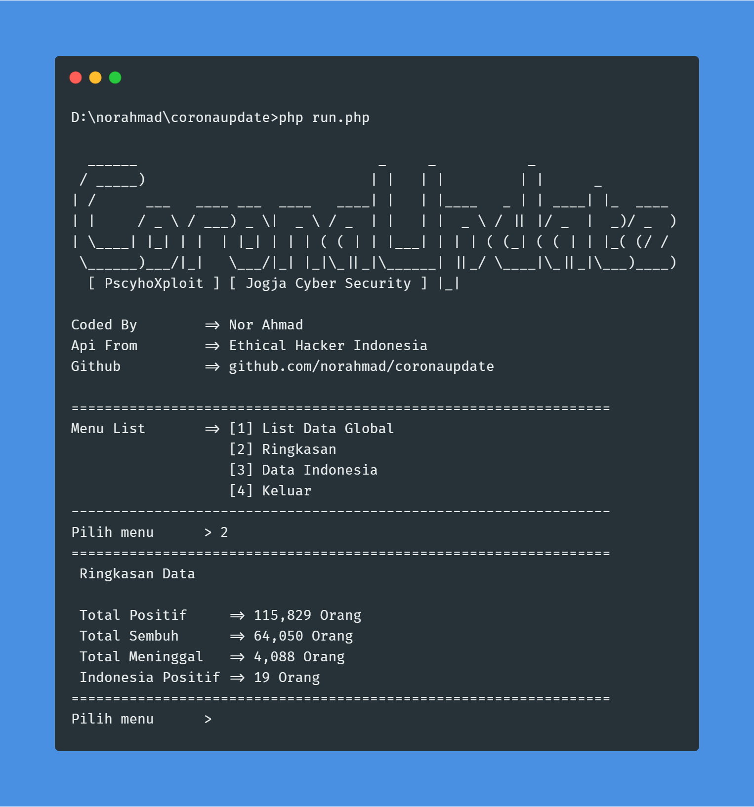 Coronavirus Live Data