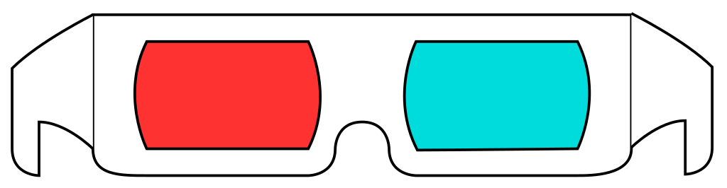 Anaglyph glasses