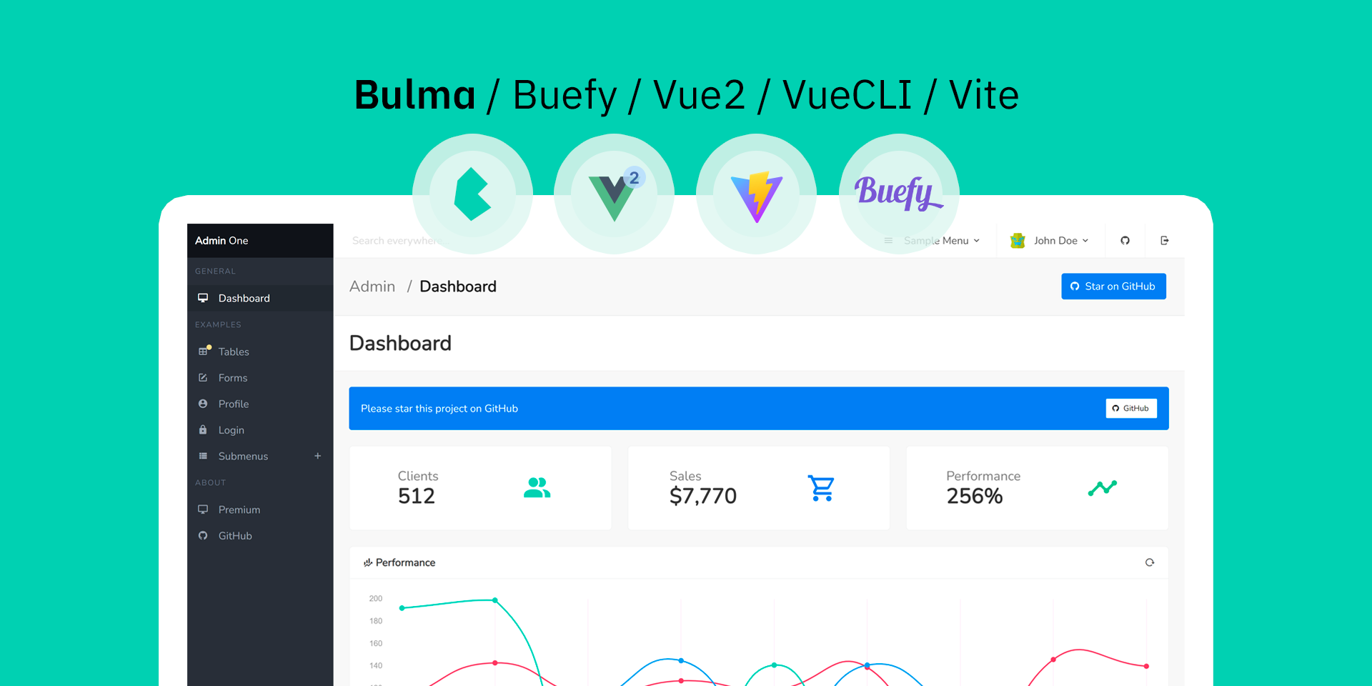 admin one laravel dashboard