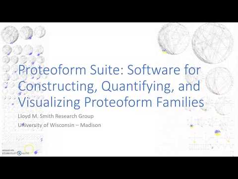 Proteoform Suite Tutorial