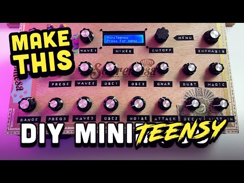 GitHub - NickCulbertson/Mini-Teensy-Synth: This is a subtractive synth ...