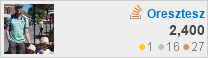 profile for Oresztesz on Stack Exchange, a network of free, community-driven Q&A sites