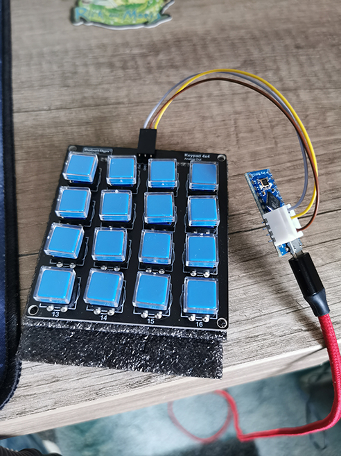 Homemade USB HID keypad