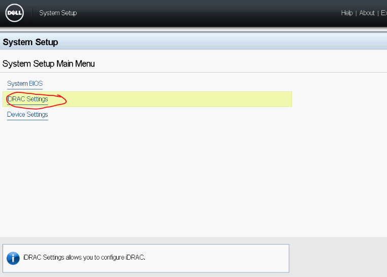 iDRAC Settings