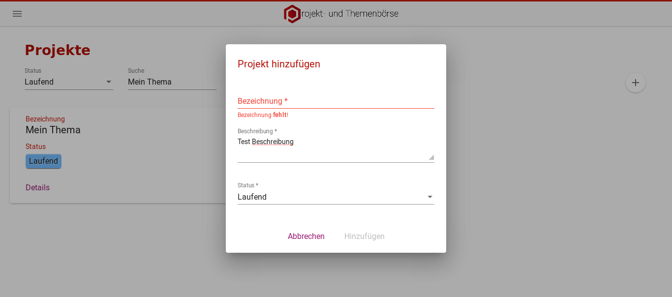 projekterstellung