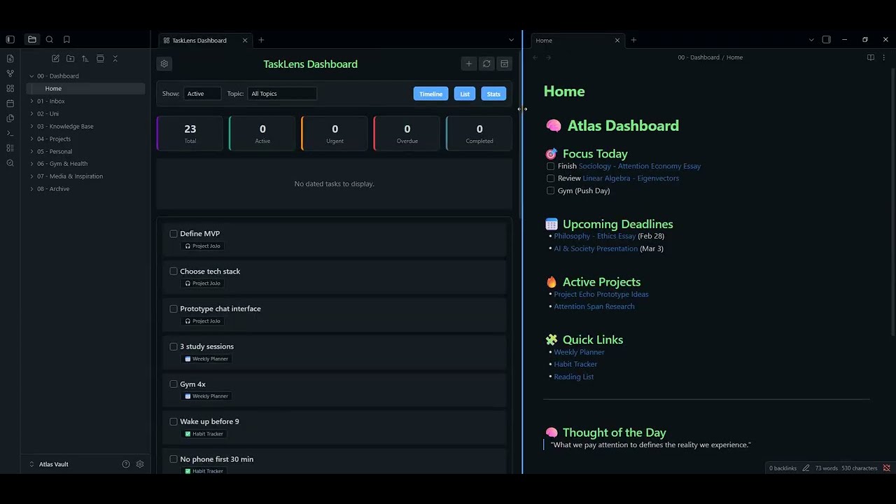 GitHub - nightaqua/TaskLens: Easy to customize dashboard plug-in for ...