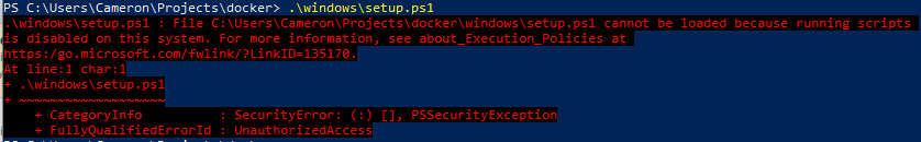 Powershell Error