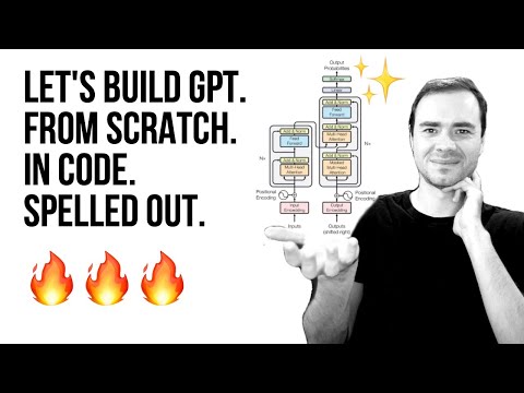 Andrej Karpathy's video Let's build GPT: from scract, in code, spelled out. 