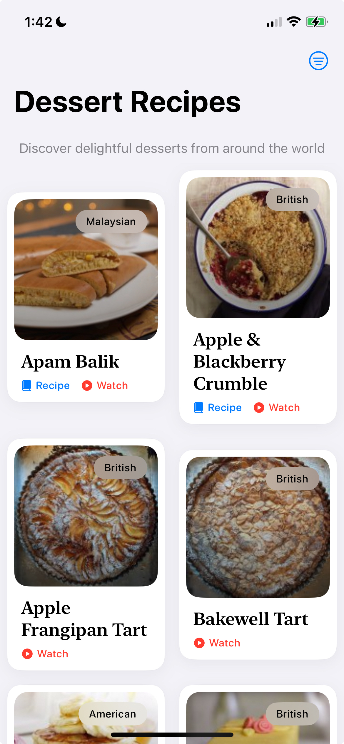 Recipe App Screenshot