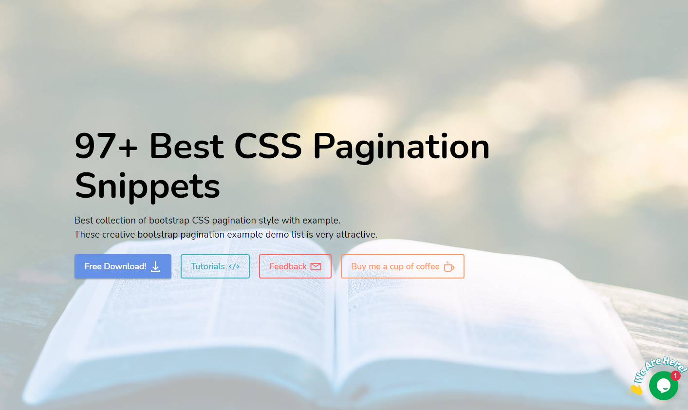 Best CSS Pagination Snippets