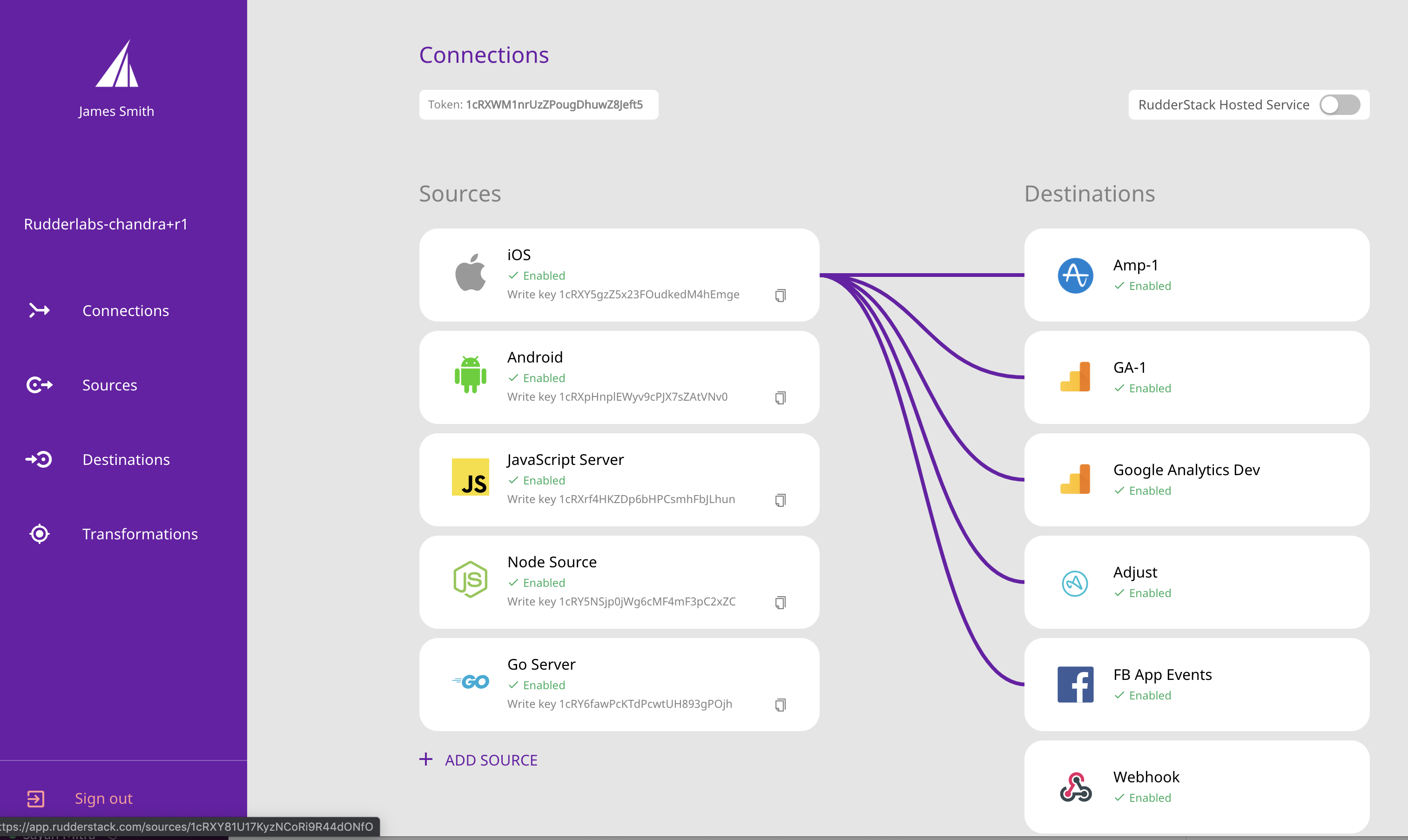 Connections Page