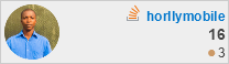 profile for Horllymobile at Stack Overflow, Q&A for professional and enthusiast programmers